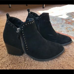 Black Suede Ankle Boots